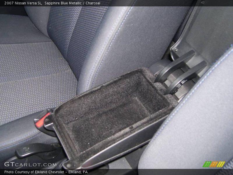 Sapphire Blue Metallic / Charcoal 2007 Nissan Versa SL