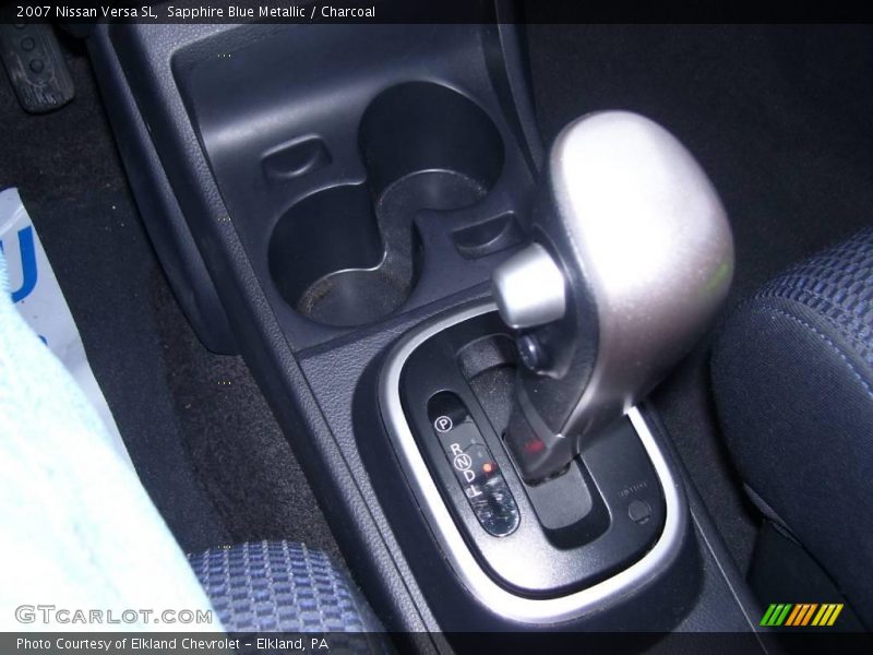 Sapphire Blue Metallic / Charcoal 2007 Nissan Versa SL