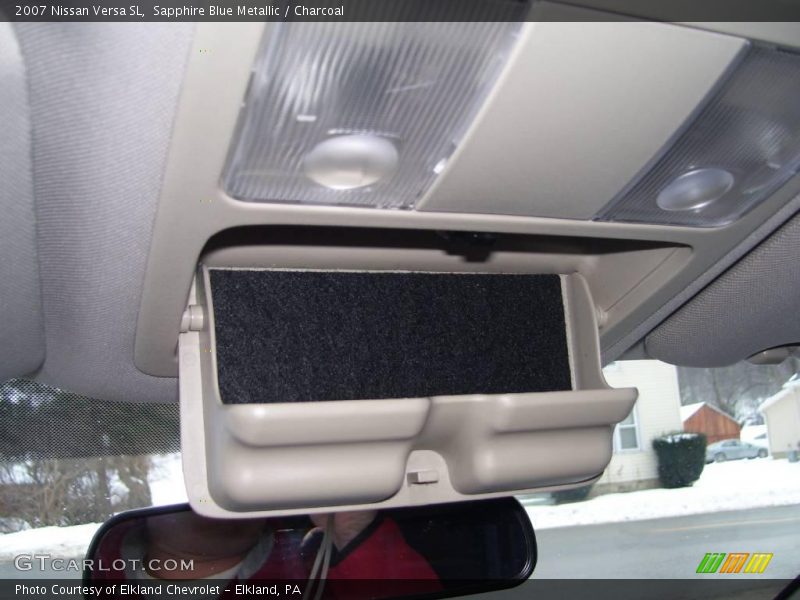 Sapphire Blue Metallic / Charcoal 2007 Nissan Versa SL