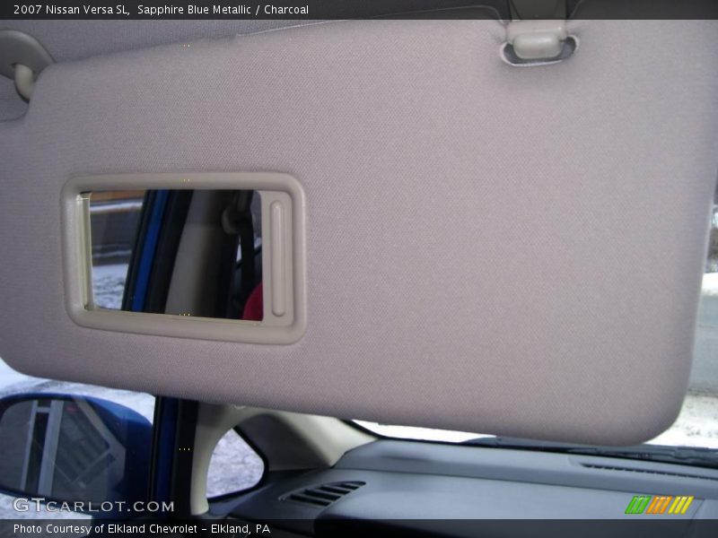 Sapphire Blue Metallic / Charcoal 2007 Nissan Versa SL