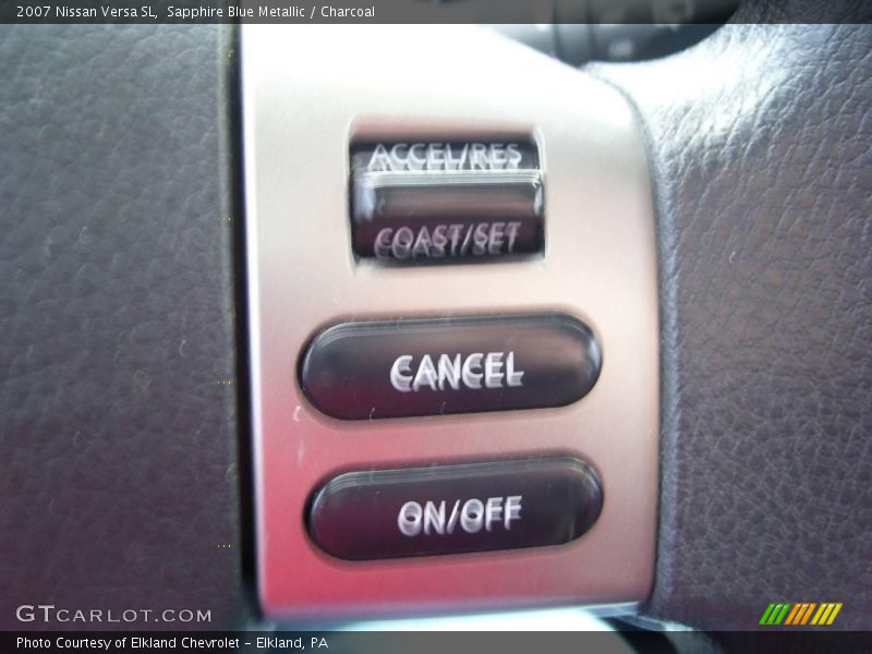 Sapphire Blue Metallic / Charcoal 2007 Nissan Versa SL