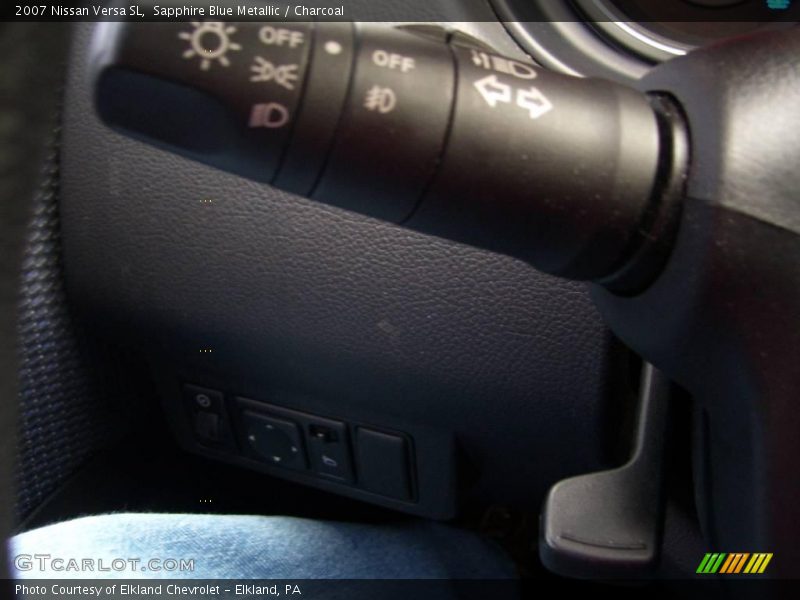 Sapphire Blue Metallic / Charcoal 2007 Nissan Versa SL