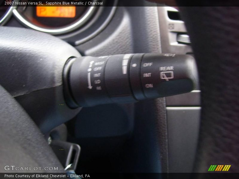 Sapphire Blue Metallic / Charcoal 2007 Nissan Versa SL