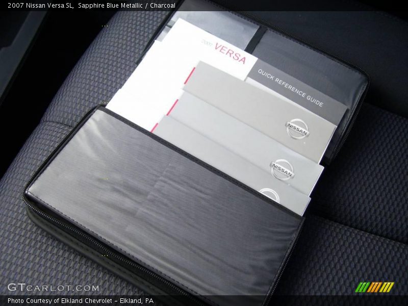 Sapphire Blue Metallic / Charcoal 2007 Nissan Versa SL