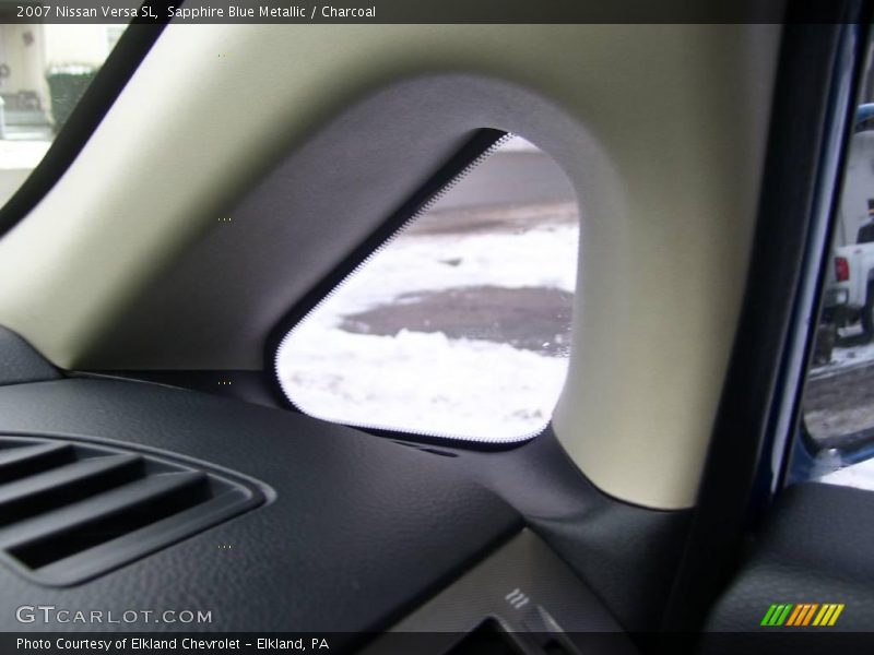 Sapphire Blue Metallic / Charcoal 2007 Nissan Versa SL