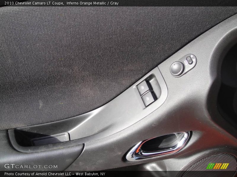 Inferno Orange Metallic / Gray 2010 Chevrolet Camaro LT Coupe