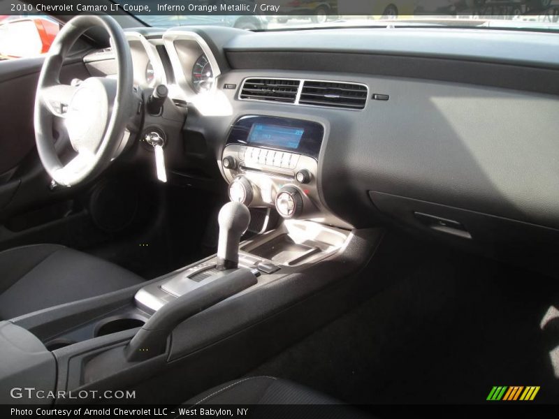 Inferno Orange Metallic / Gray 2010 Chevrolet Camaro LT Coupe
