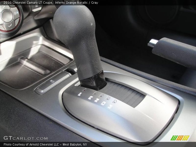 Inferno Orange Metallic / Gray 2010 Chevrolet Camaro LT Coupe