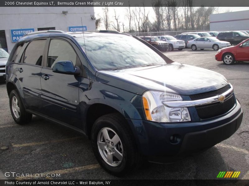 Bermuda Green Metallic / Light Gray 2006 Chevrolet Equinox LT