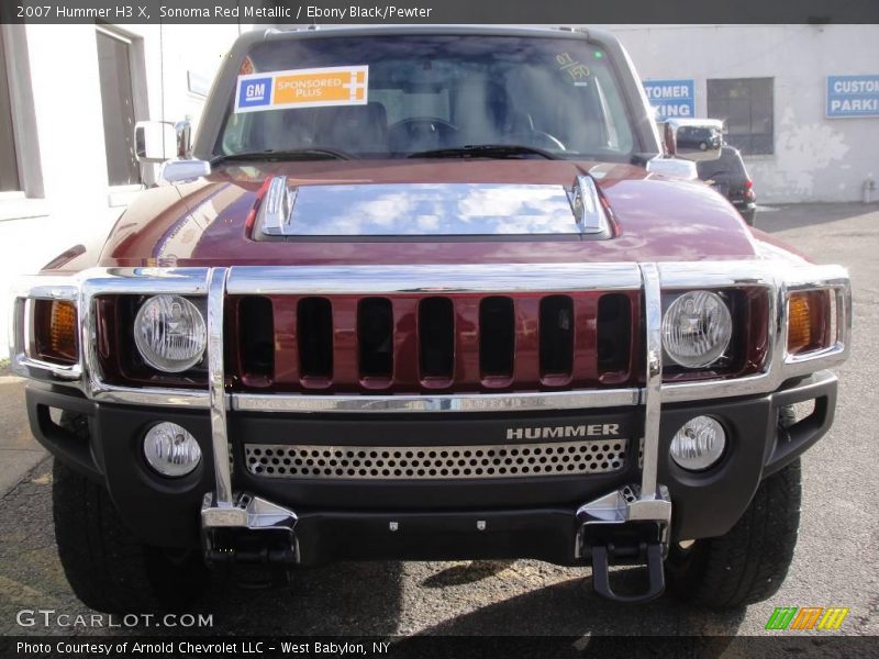 Sonoma Red Metallic / Ebony Black/Pewter 2007 Hummer H3 X