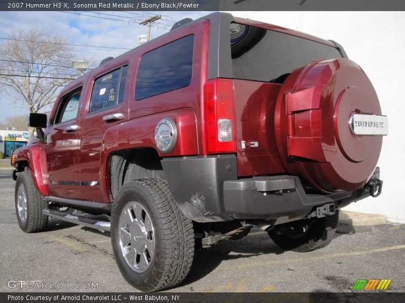 Sonoma Red Metallic / Ebony Black/Pewter 2007 Hummer H3 X