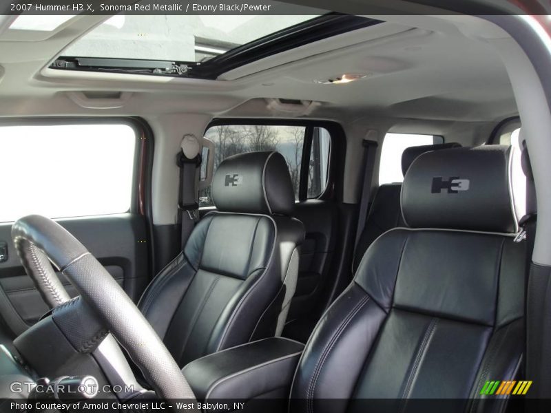 Sonoma Red Metallic / Ebony Black/Pewter 2007 Hummer H3 X