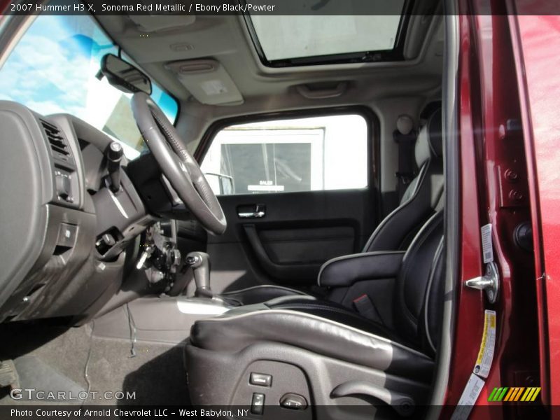 Sonoma Red Metallic / Ebony Black/Pewter 2007 Hummer H3 X