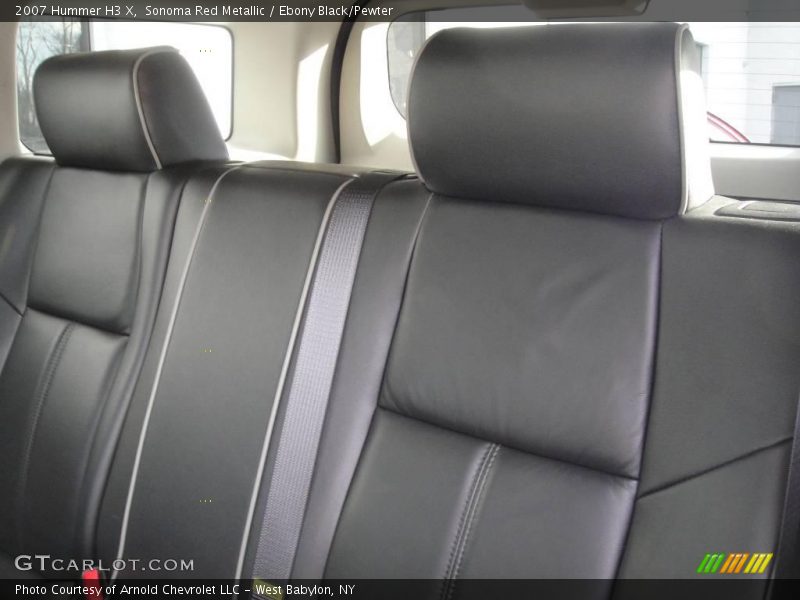 Sonoma Red Metallic / Ebony Black/Pewter 2007 Hummer H3 X