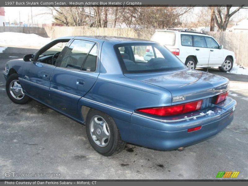 Medium Adriatic Blue Metallic / Graphite 1997 Buick Skylark Custom Sedan