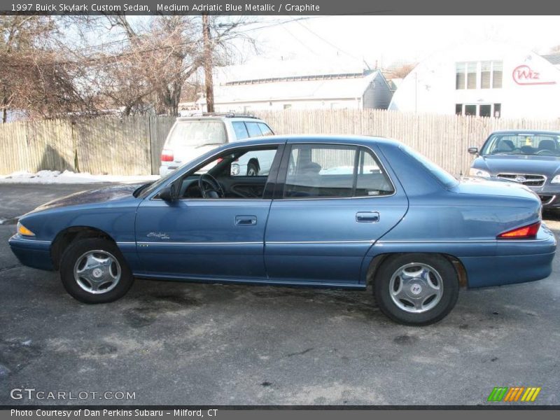 Medium Adriatic Blue Metallic / Graphite 1997 Buick Skylark Custom Sedan