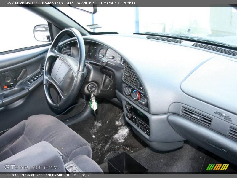 Medium Adriatic Blue Metallic / Graphite 1997 Buick Skylark Custom Sedan