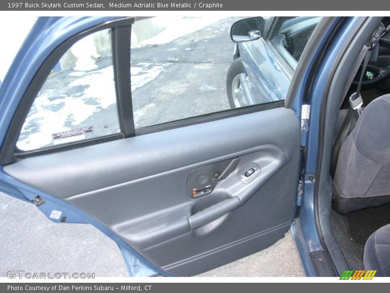 Medium Adriatic Blue Metallic / Graphite 1997 Buick Skylark Custom Sedan