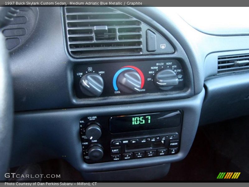 Medium Adriatic Blue Metallic / Graphite 1997 Buick Skylark Custom Sedan