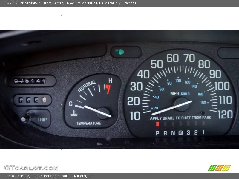 Medium Adriatic Blue Metallic / Graphite 1997 Buick Skylark Custom Sedan