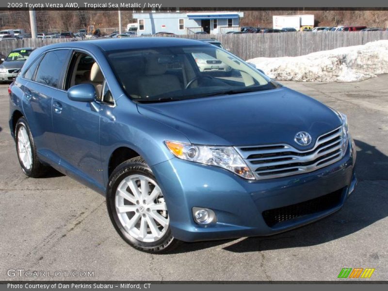 Tropical Sea Metallic / Ivory 2009 Toyota Venza AWD