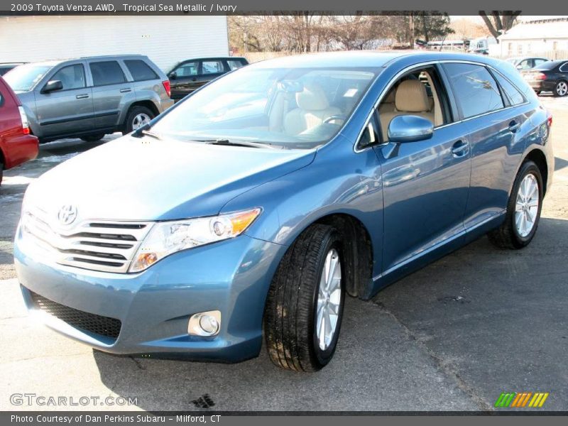 Tropical Sea Metallic / Ivory 2009 Toyota Venza AWD