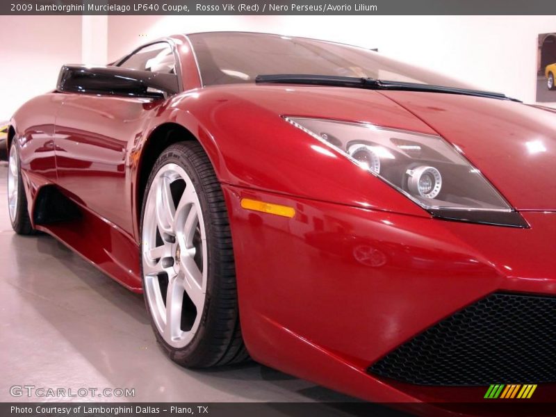 Rosso Vik (Red) / Nero Perseus/Avorio Lilium 2009 Lamborghini Murcielago LP640 Coupe