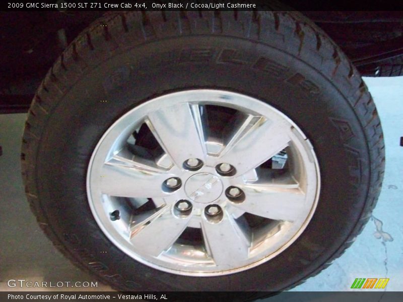 Onyx Black / Cocoa/Light Cashmere 2009 GMC Sierra 1500 SLT Z71 Crew Cab 4x4