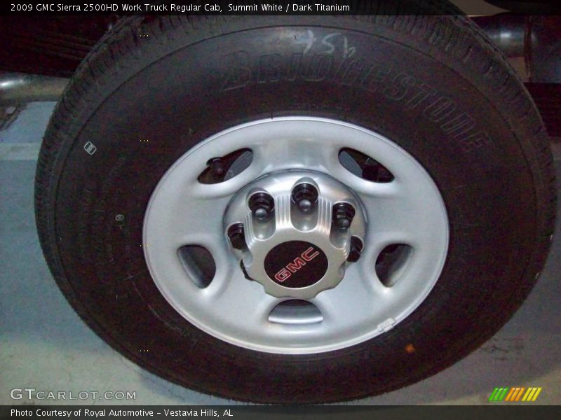 Summit White / Dark Titanium 2009 GMC Sierra 2500HD Work Truck Regular Cab