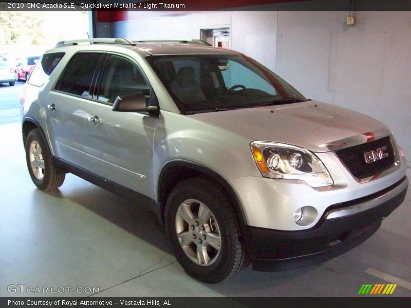 Quicksilver Metallic / Light Titanium 2010 GMC Acadia SLE