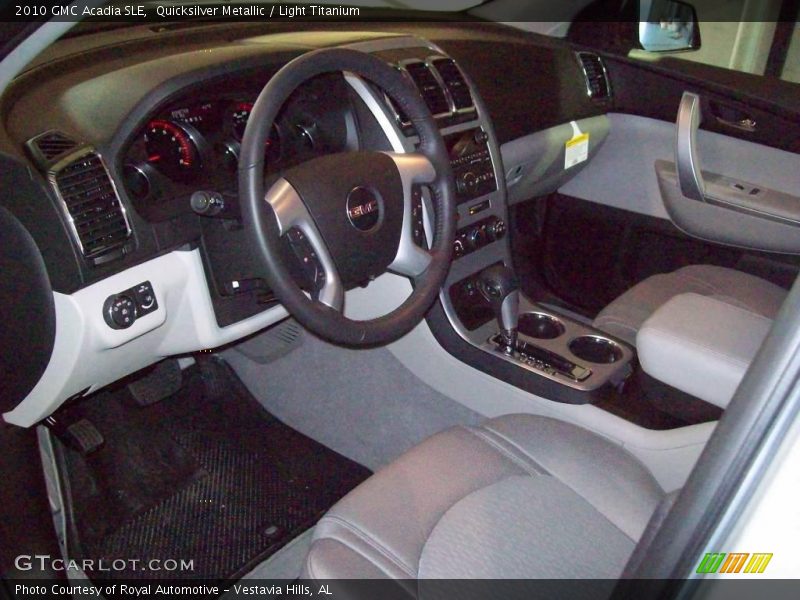 Quicksilver Metallic / Light Titanium 2010 GMC Acadia SLE