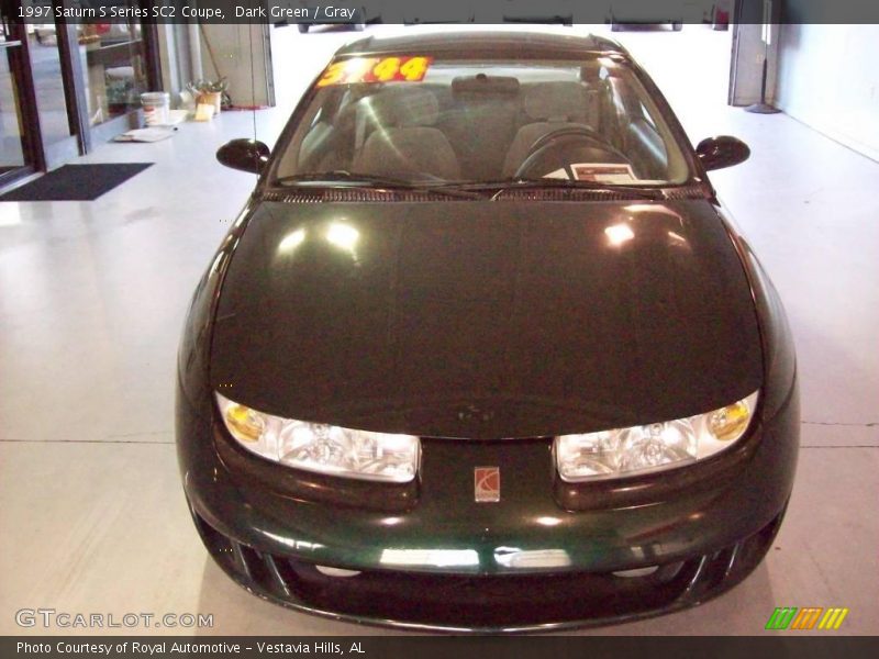 Dark Green / Gray 1997 Saturn S Series SC2 Coupe