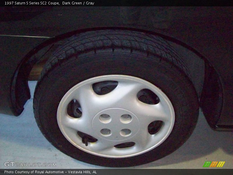 Dark Green / Gray 1997 Saturn S Series SC2 Coupe