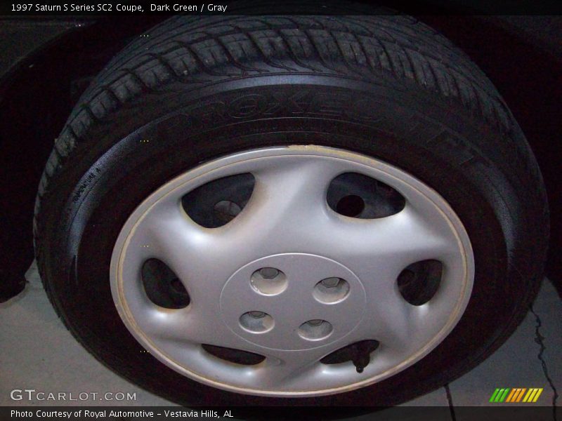 Dark Green / Gray 1997 Saturn S Series SC2 Coupe