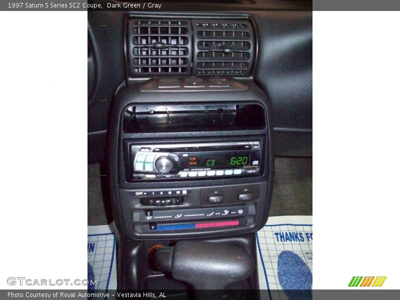 Dark Green / Gray 1997 Saturn S Series SC2 Coupe