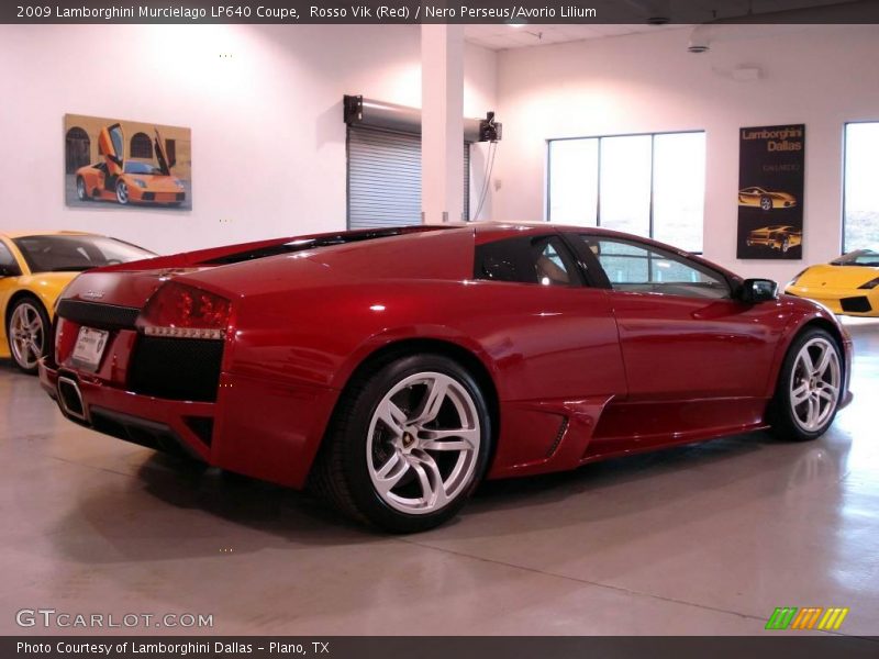 Rosso Vik (Red) / Nero Perseus/Avorio Lilium 2009 Lamborghini Murcielago LP640 Coupe