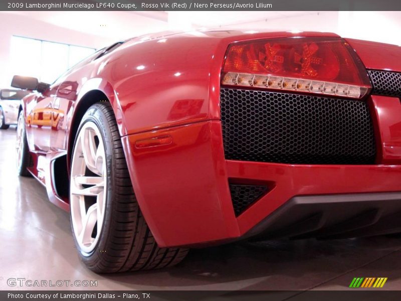 Rosso Vik (Red) / Nero Perseus/Avorio Lilium 2009 Lamborghini Murcielago LP640 Coupe