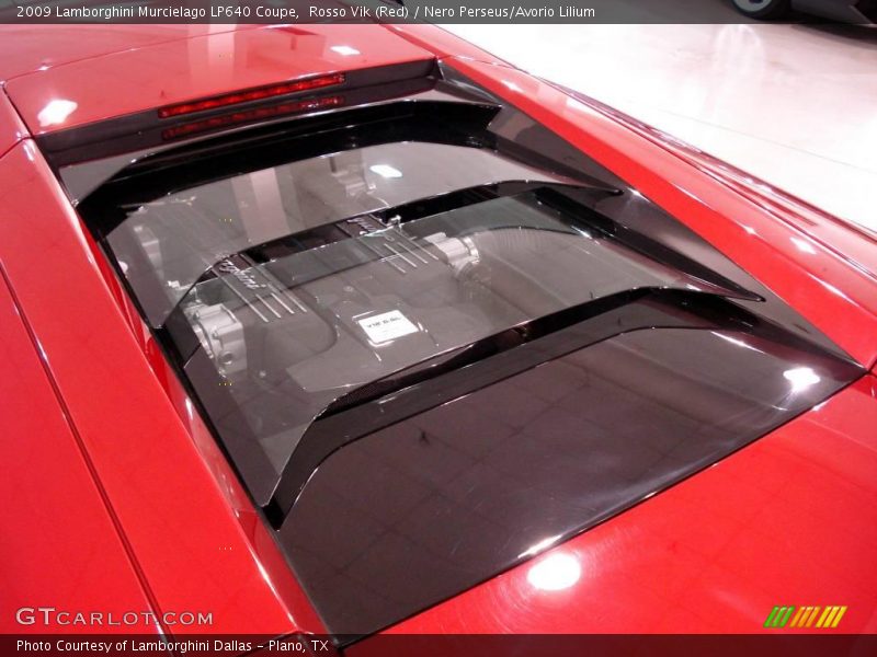 Rosso Vik (Red) / Nero Perseus/Avorio Lilium 2009 Lamborghini Murcielago LP640 Coupe