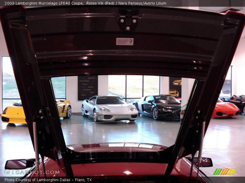 Rosso Vik (Red) / Nero Perseus/Avorio Lilium 2009 Lamborghini Murcielago LP640 Coupe