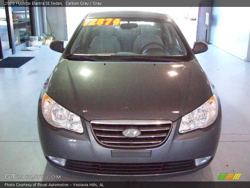 Carbon Gray / Gray 2009 Hyundai Elantra SE Sedan