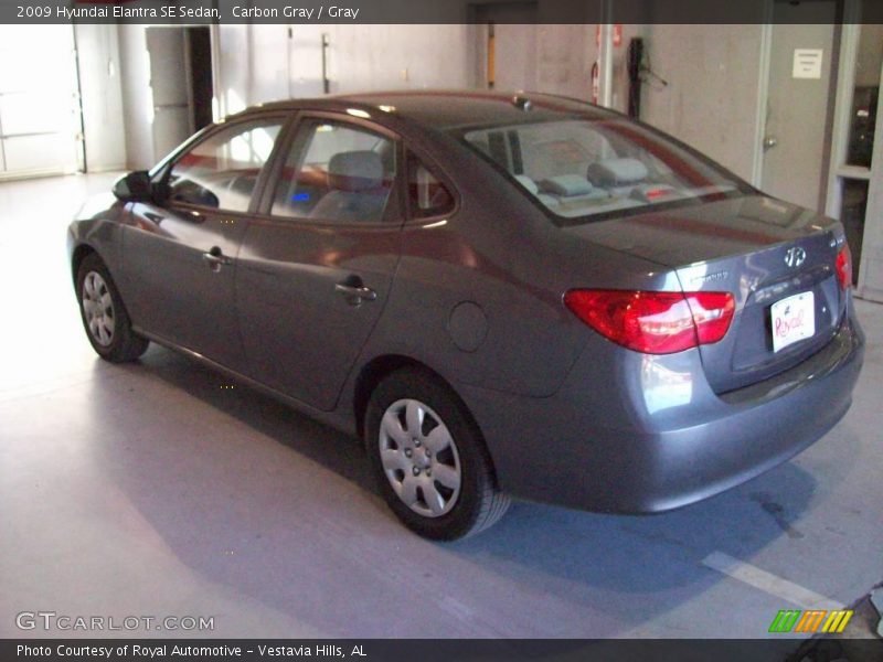 Carbon Gray / Gray 2009 Hyundai Elantra SE Sedan