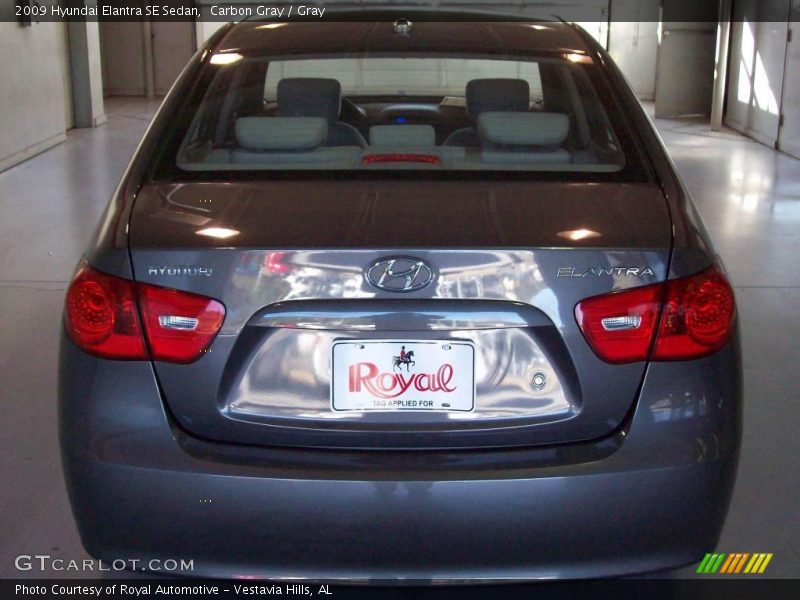 Carbon Gray / Gray 2009 Hyundai Elantra SE Sedan