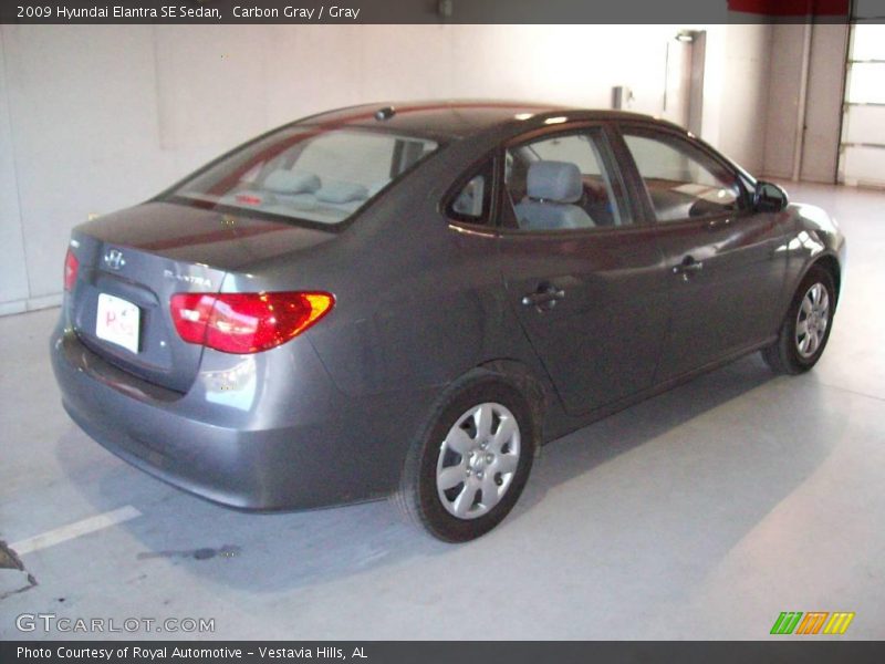 Carbon Gray / Gray 2009 Hyundai Elantra SE Sedan
