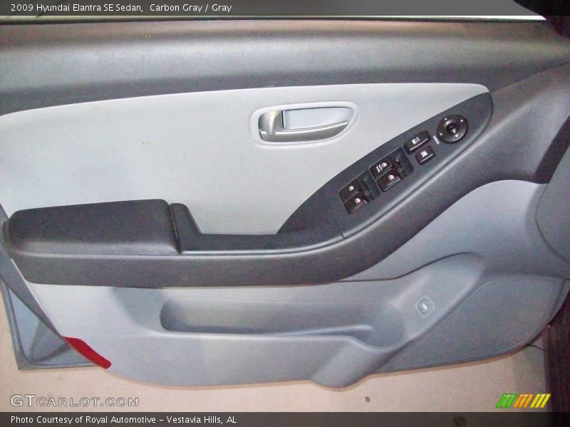 Carbon Gray / Gray 2009 Hyundai Elantra SE Sedan