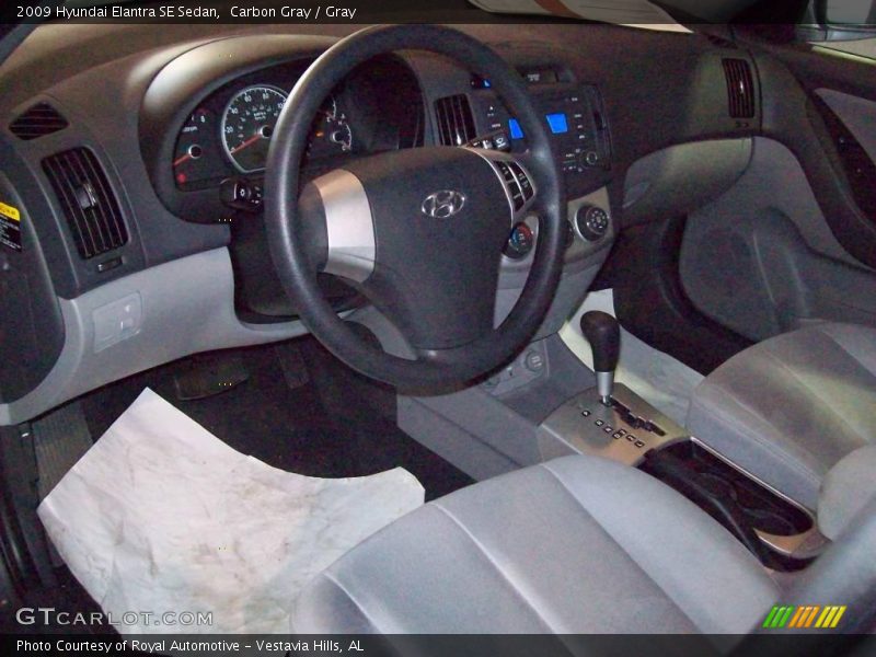Carbon Gray / Gray 2009 Hyundai Elantra SE Sedan