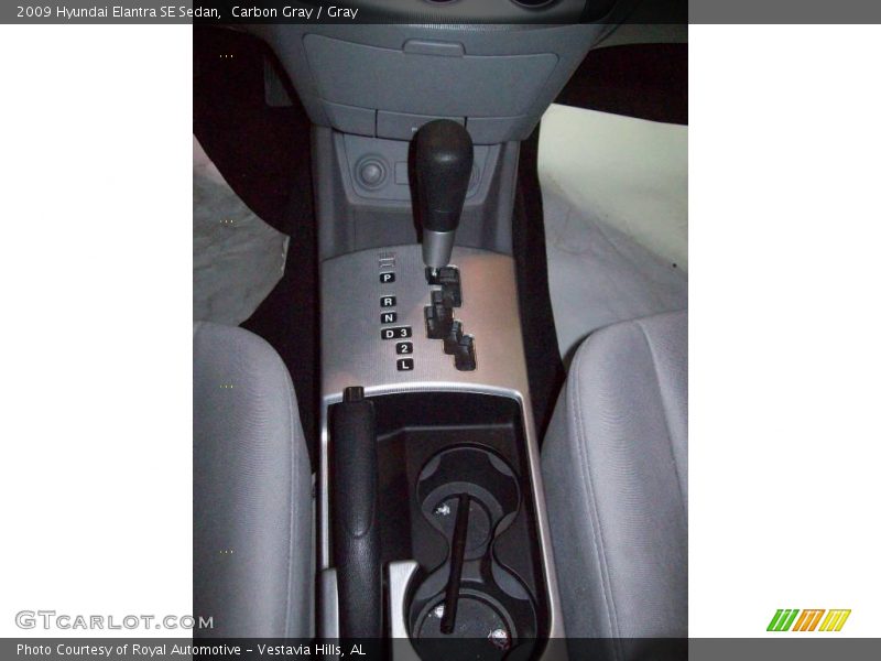 Carbon Gray / Gray 2009 Hyundai Elantra SE Sedan