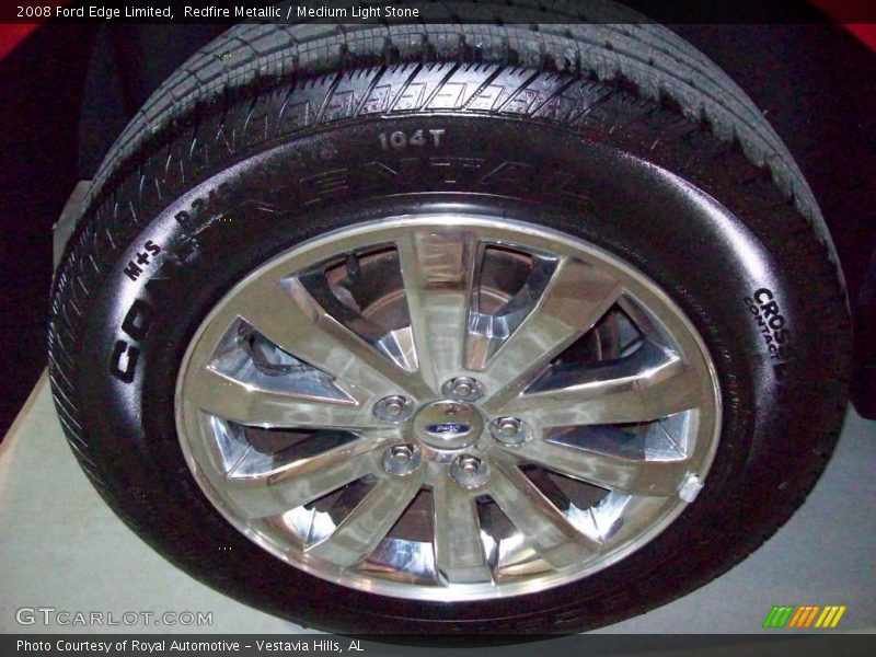 Redfire Metallic / Medium Light Stone 2008 Ford Edge Limited