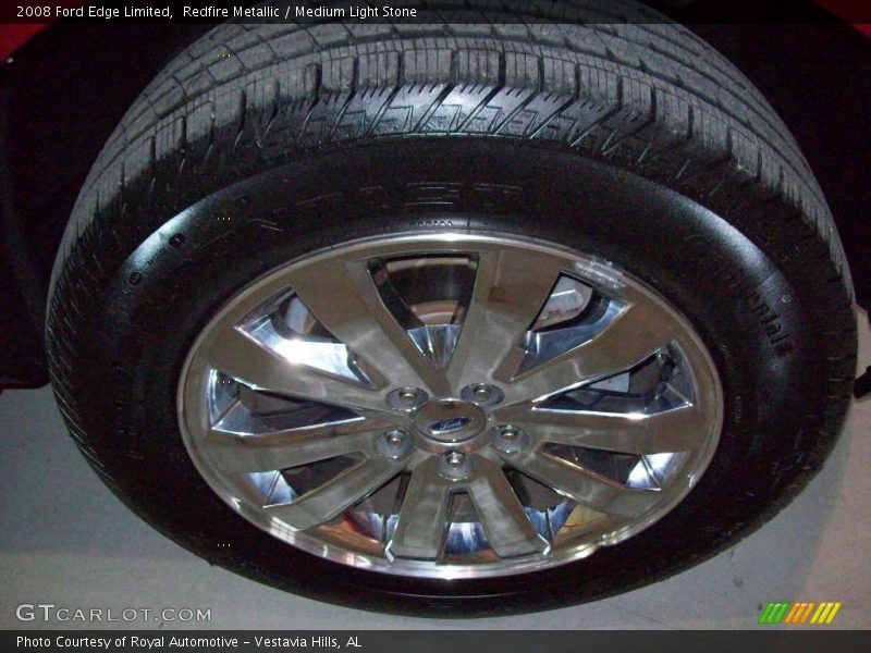 Redfire Metallic / Medium Light Stone 2008 Ford Edge Limited