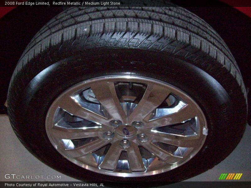 Redfire Metallic / Medium Light Stone 2008 Ford Edge Limited