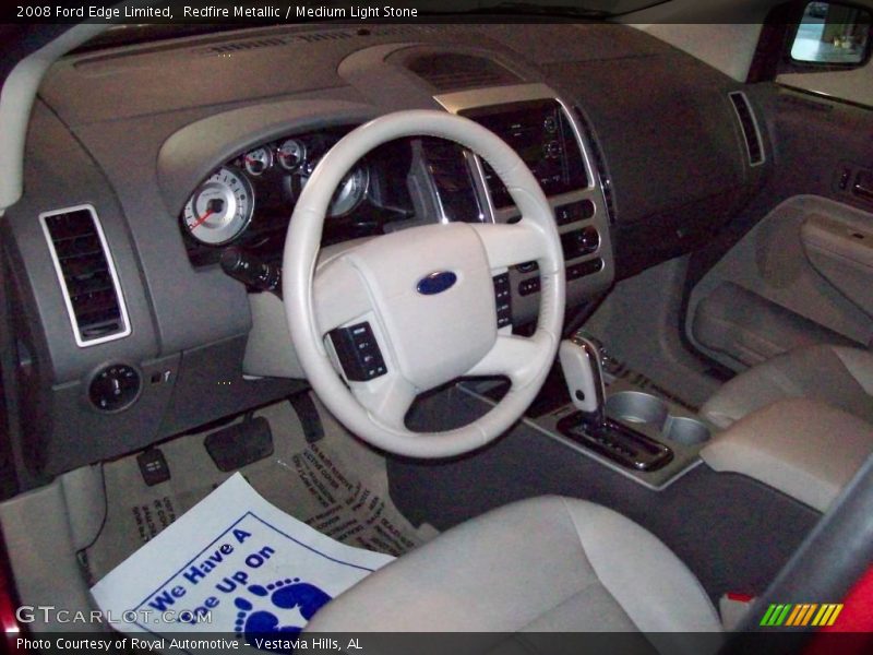 Redfire Metallic / Medium Light Stone 2008 Ford Edge Limited